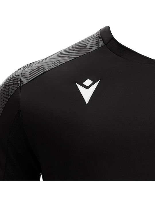 Gede Athletic Short Sleeve Black Blouse
