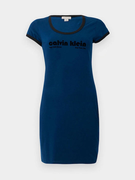 Mini T-shirt Φόρεμα Μπλε