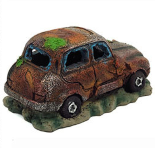 Epigasos Aquarium Decoration Car 12*7*7cm Brown