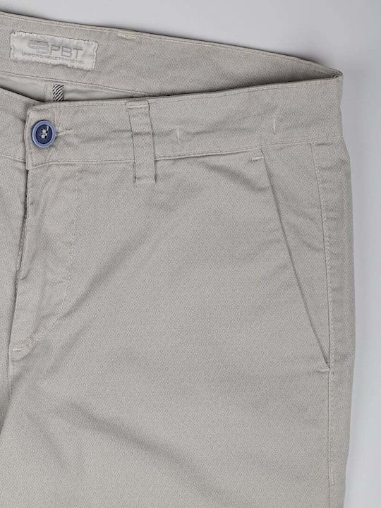 Hose Chino Elastisch Grey Light