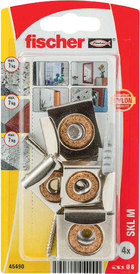 fischer Mirror Mounting Set SKL M K Support 4pcs