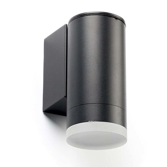 123led Lumină de exterior montată pe perete GU10 IP54 9.9x6.5x13.5εκ.