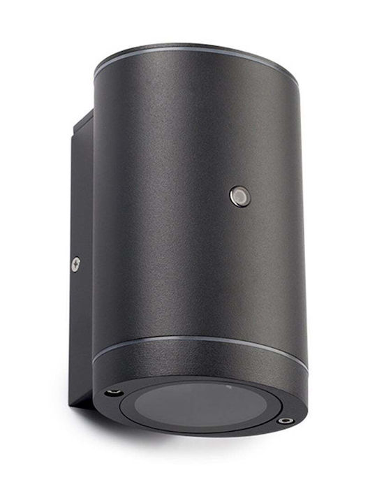 123led Επιτοίχιο Εξωτερικό Φωτιστικό GU10 IP44 9.2x14.6x10.5εκ.