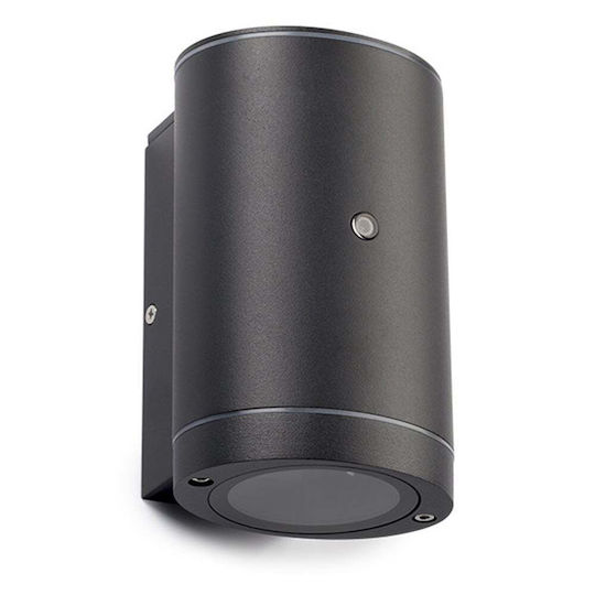 123led Lumină de exterior montată pe perete GU10 IP44 9.2x14.6x10.5εκ.