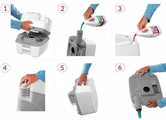Thetford Portable Toilet Porta Potti Qube 365 21lt