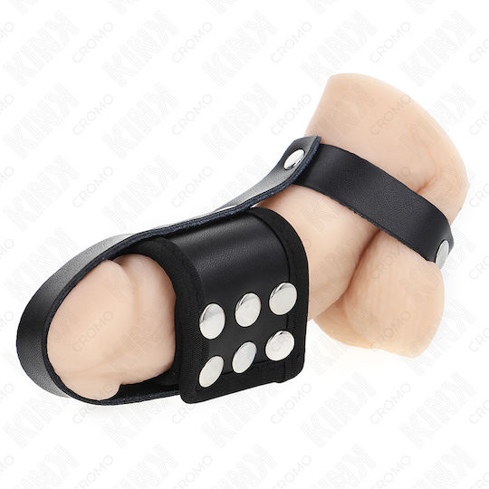 Kink Ring Cock Leather Black