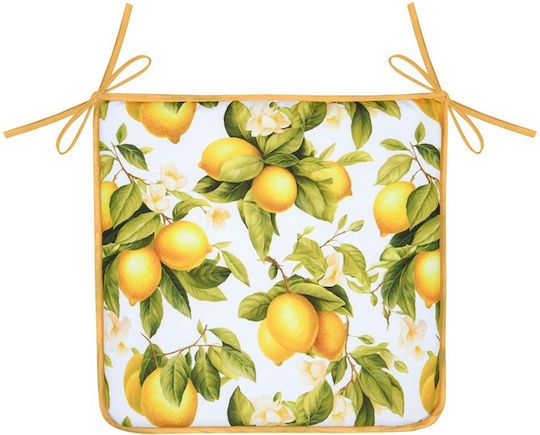 Acidule Garden Chair Cushions Yellow 38x38cm