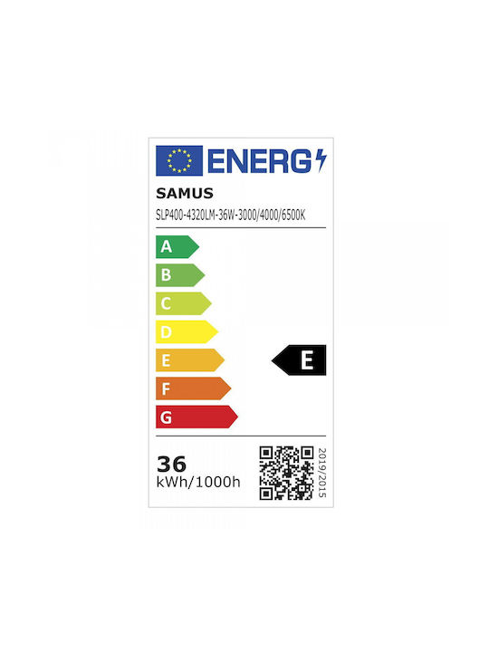 LED-Deckenleuchte Samus SLP400-4320lm-36W-3000 4000 6500K
