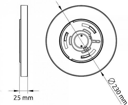 LED таванно осветление Samus SLP230-2880lm-24W-3000 4000 6500K