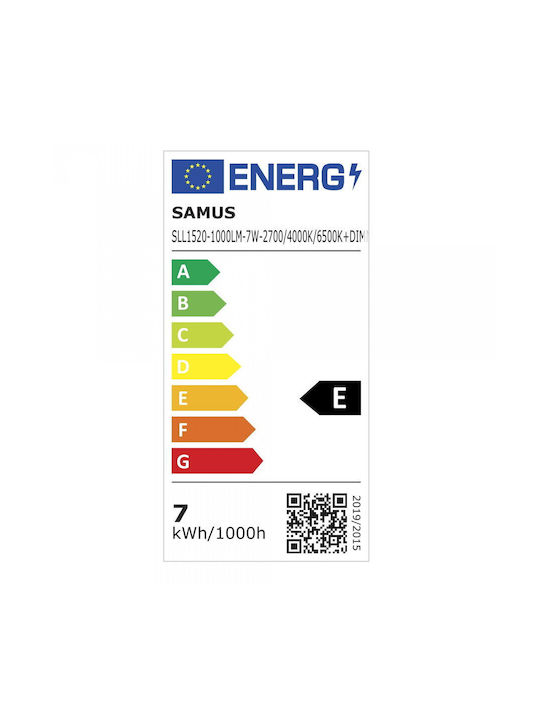 Lampă LED Samus Sll1520-1000lm 7w 2700k 4000k 6500k Reglabilă, Flexibilă, Înălțime Ajustabilă, Neagră