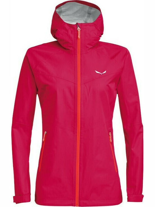 Puez Aqua 3 от Hardshell Дамско Яке Фуксия