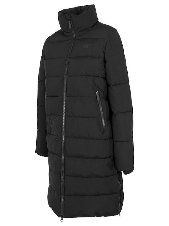 Women's Short Puffer Jacket for Winter Black