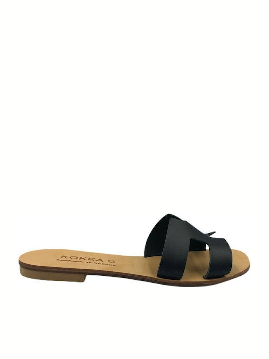 Women's Flat Sandals in Gold Color