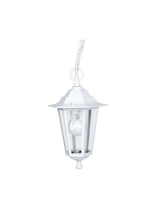 Eglo Laterna Outdoor Hanging Ceiling Light E27 in Black Color 22471