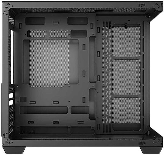 Supercase HallStatt HA30A Gaming Midi Tower Computer Case with Side Window and ARGB Lighting Black