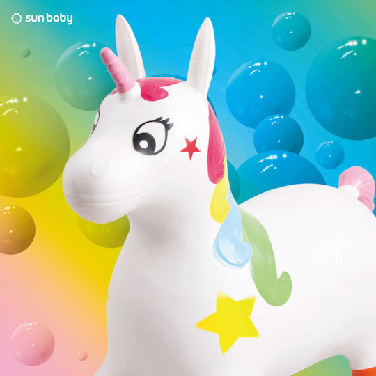 Sun Baby Hop Hop Unicorn White 60cm.