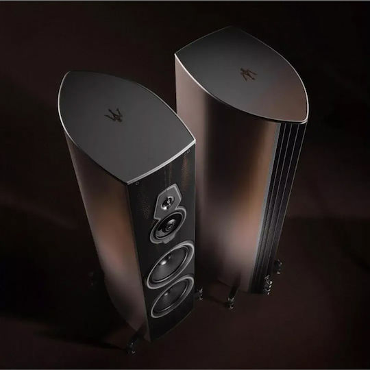 Sonus Faber x Maserati Amati G5 Folgore Limited Edition Paar Hi-Fi Lautsprecher Boden 3.5 Anzahl von Fahrern Braun