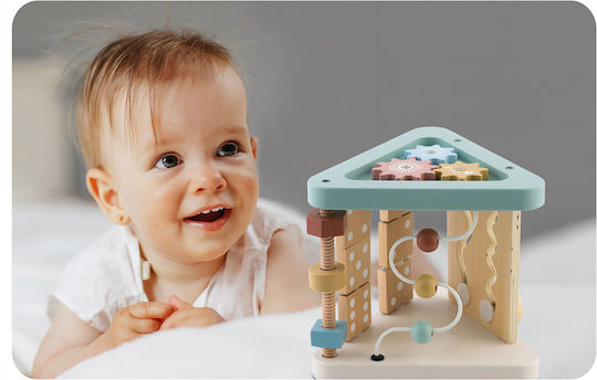 Wooden Sensory Toy Triangle Nk-860 Nukido