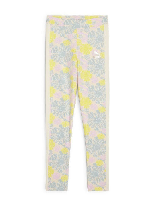 Kids Legging Sports Long Beige
