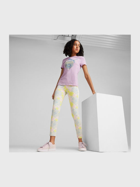 Kids Legging Sports Long Beige