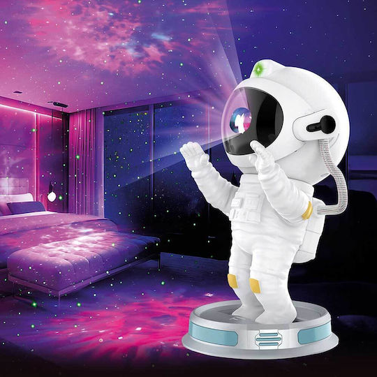The Source Kids Table Lamp with Stars Projector Multicolour 21.5x14.2x11.8cm