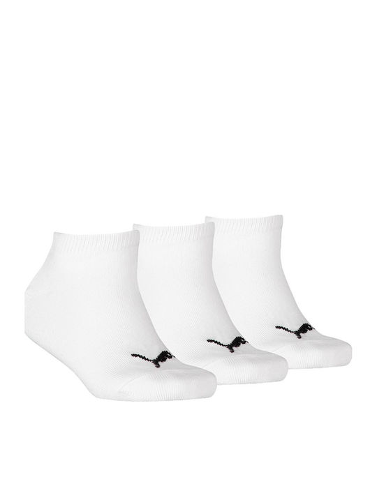PUMA Athletic Kids' Ankle Socks White 3 Pairs
