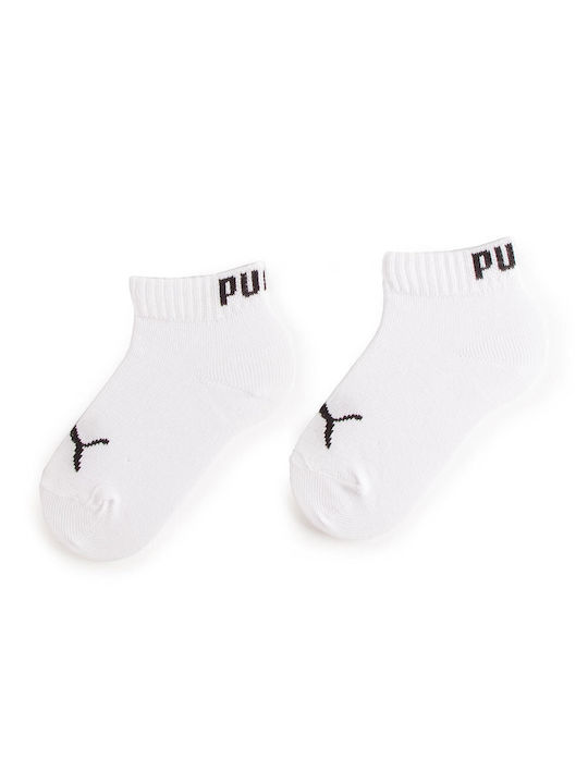 PUMA Дълги детски спортни чорапи Quarter Бели 3 Чифта