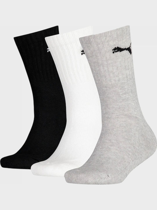 PUMA Athletic Kids' Long Socks Junior 3P Collection Multicolored 3 Pairs