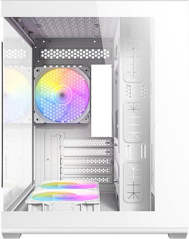 Antec CX60M ARGB Gaming Mini Tower Κουτί Υπολογιστή με Πλαϊνό Παράθυρο Λευκό