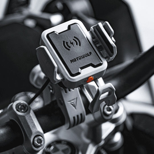 Motowolf Mh1 Suport Telefon din Aluminiu pentru Motocicletă Atv Scooter Anti-vibrații pentru Ghidon