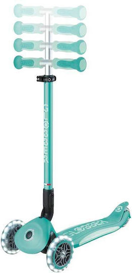 Globber Scuter Copii Pliabil Go-up 3 Roți Cu Iluminare LED Pentru 15 Luni Verde