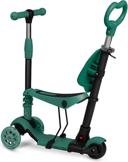 Ricokids Scuter Copii Todi 3 Roți Cu Scaun Verde