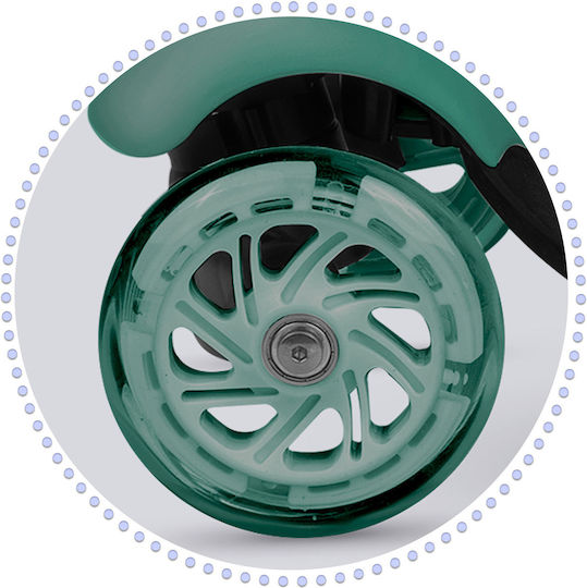 Ricokids Scuter Copii Todi 3 Roți Cu Scaun Verde
