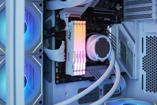 Kingston FURY Beast RGB DDR5 32GB RAM με 2x16GB Modules και Ταχύτητα 6000 για Desktop