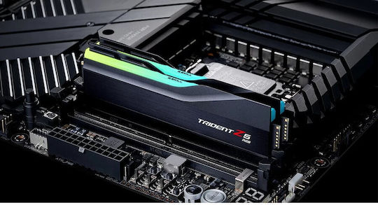 G.Skill Trident Z5 RGB DDR5 64GB RAM with 2x32GB Modules and Speed 6000 for Desktop