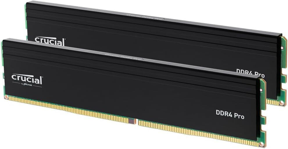 Crucial Pro 32GB DDR4 RAM cu 2 module (2x16GB) și Viteză