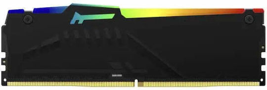 Kingston Fury Beast RGB DDR5 32GB RAM με 2x16GB Modules και Ταχύτητα 6000 για Desktop