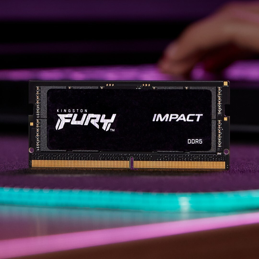 メモリー KINGSTON FURY KF54S8S38IB-16 16GB DDR5 Kingston Fury Impact 16GB DDR5 RAM cu Viteză 4800 pentru Laptop