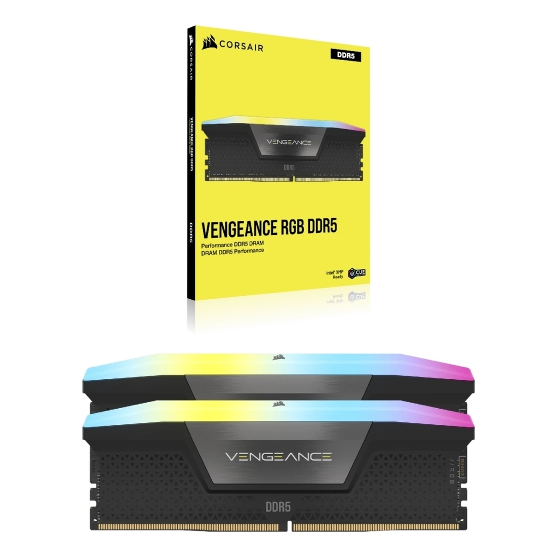 Corsair Vengeance RGB 32GB DDR5 RAM cu 2 module (2x16GB) și Viteză