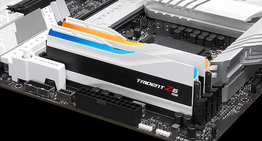 G.Skill Trident Z5 RGB 64GB DDR5 RAM cu 2 module (2x32GB) și Viteză 6000 pentru Desktop