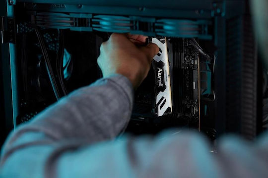 Kingston Fury Renegade Silver DDR5 32GB RAM with 2x16GB Modules and Speed 7200 for Desktop
