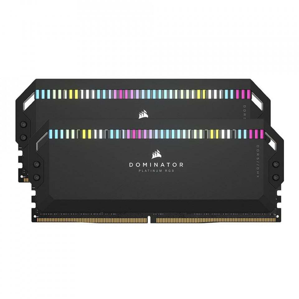 Corsair Dominator Platinum RGB 32GB DDR5 RAM cu 2 module (2x16GB