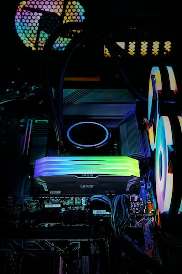 Lexar Ares RGB DDR5 32GB RAM with 2x16GB Modules and Speed 6800 for Desktop