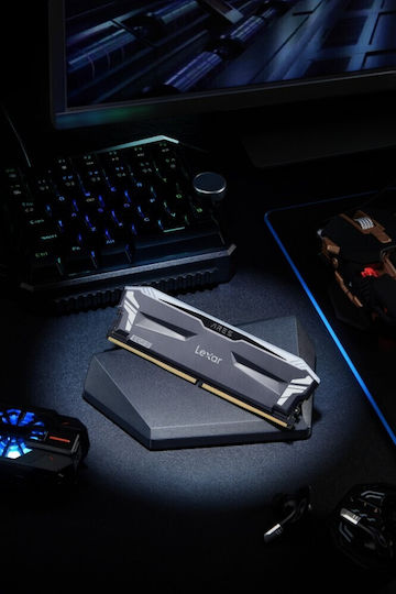 Lexar Ares RGB DDR5 32GB RAM with 2x16GB Modules and Speed 6800 for Desktop