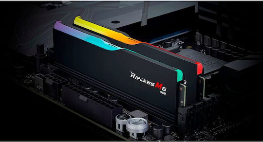 G.Skill Ripjaws M5 RGB 96GB DDR5 RAM с 2 модула (2x48GB) и Скорост 5600 за Настолен Компютър