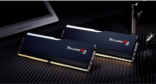 G.Skill Ripjaws M5 RGB 96GB DDR5 RAM с 2 модула (2x48GB) и Скорост 5600 за Настолен Компютър