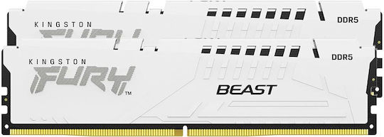 Kingston Fury Beast DDR5 64GB RAM με 2x32GB Modules και Ταχύτητα 5200 για Desktop