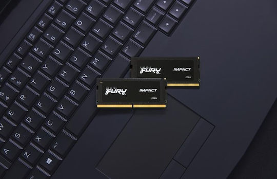Kingston Fury Impact DDR5 με Module 1x16GB και Ταχύτητα 5600 για Laptop