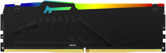 Kingston Fury Beast RGB DDR5 32GB RAM με 2x16GB Modules και Ταχύτητα 5600 για Desktop