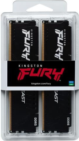 Kingston FURY DDR5 16GB 6000MHz　×2 Kingston Fury Beast 16GB DDR5 RAM cu 2 module (2x8GB) și Viteză